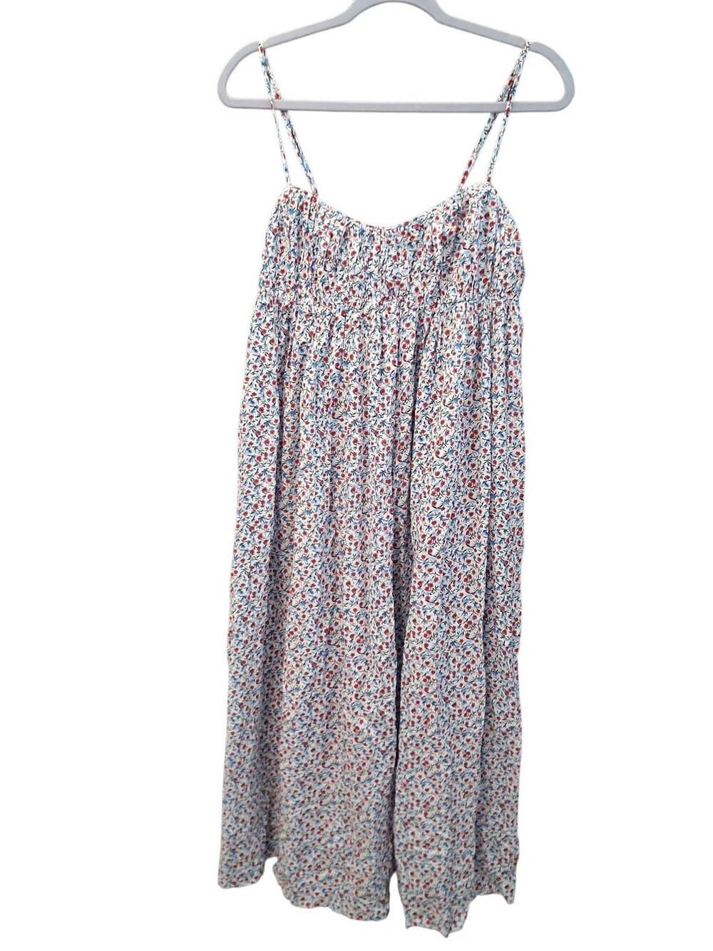J. Crew Cotton Voile Empire-Waist Dress in Poppy Print